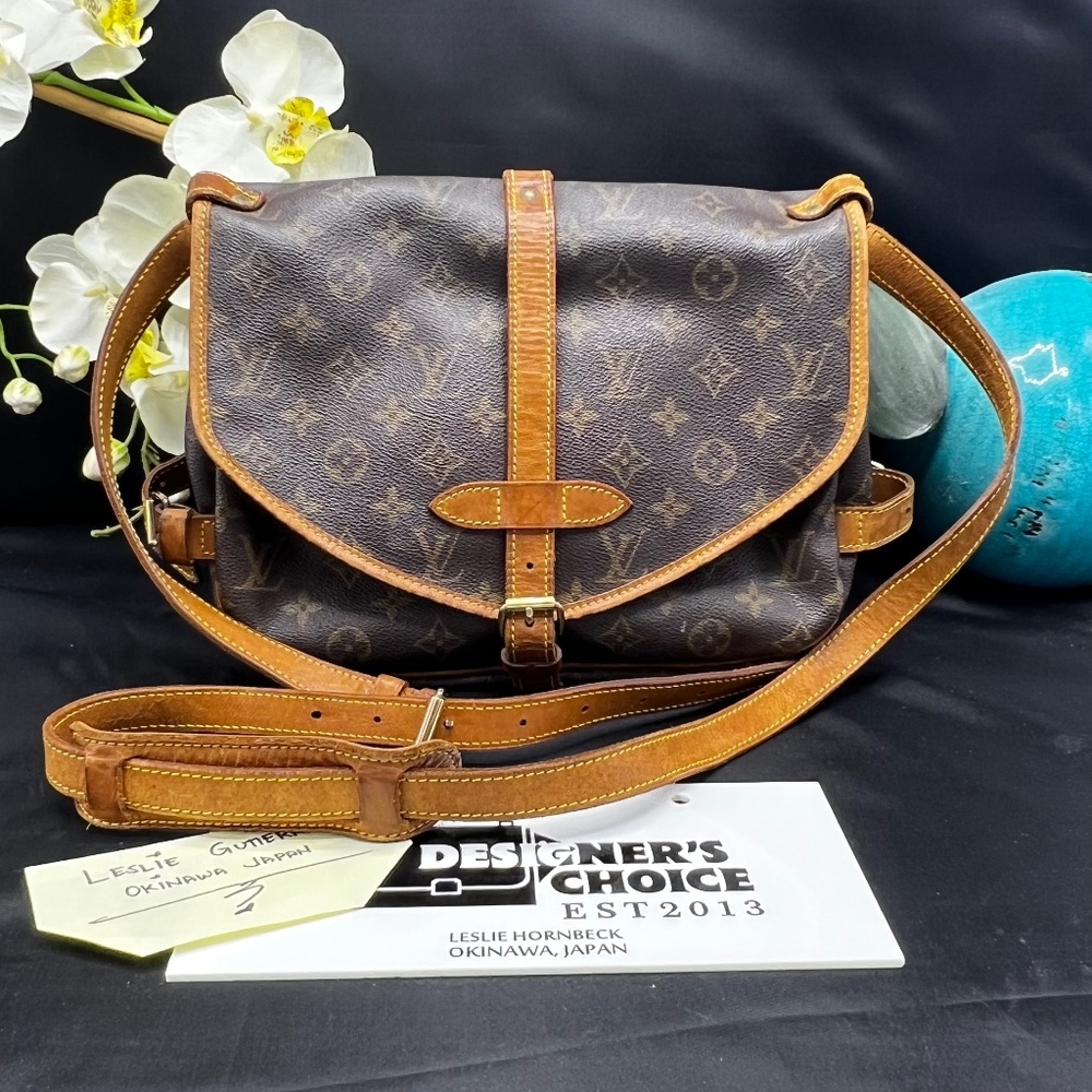 Authentic Louis Vuitton Saumur 30